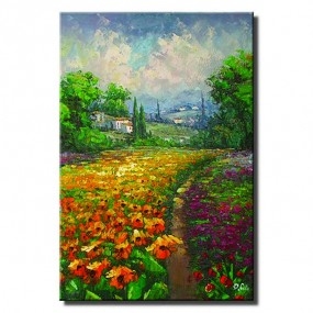 Tranh in Canvas sơn dầu